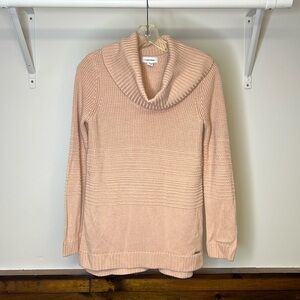 Calvin Klein Blush Cowl Neck Sweater- S